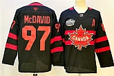 Men's Canada #97 Connor McDavid Black 2025 4 Nations Face-Off Premium With A Patch Stitched Jersey,baseball caps,new era cap wholesale,wholesale hats